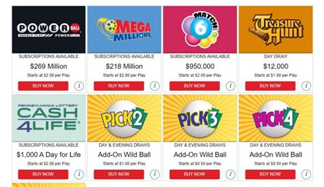 Online Lotteries USA .